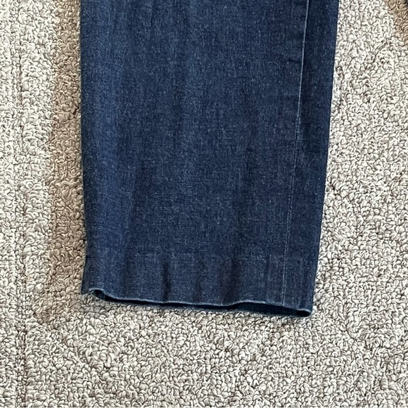 Brooks Brothers Jeans Womens 6 Blue Pull On Tapered Denim Size Zipper Stretch - Picture 5 of 8